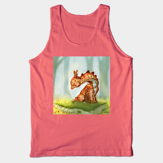 Baby Dinosaur Tank Top by Artofokan